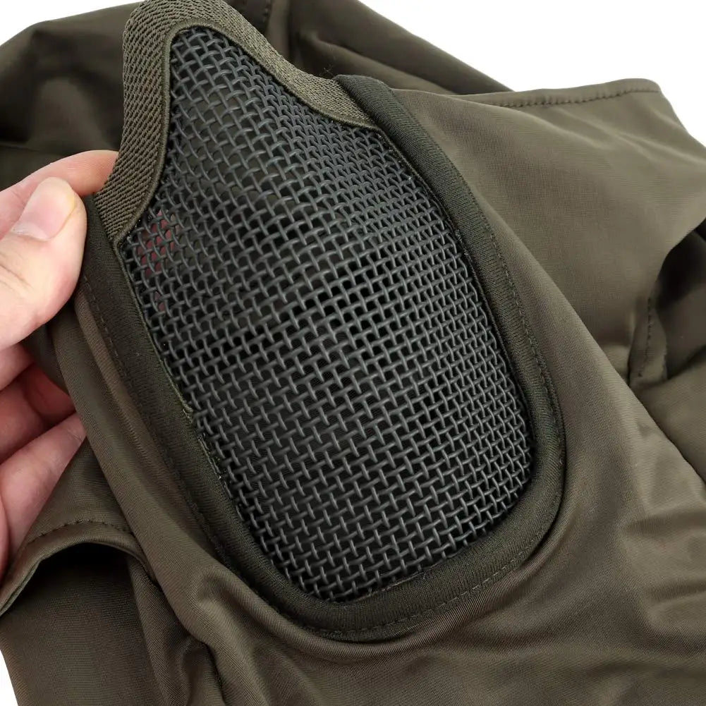 MILITARY Tactical Balaclava Mask Mouth Protection Half Face Mask Breathable Mesh Airsoft Headgear Low Profile Hunting Accessories