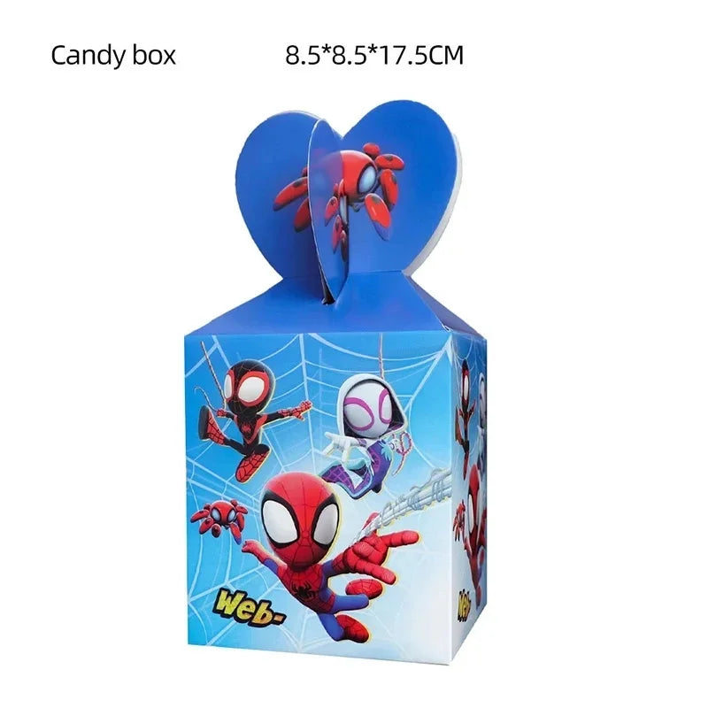 Spider And His Amazing Friends Birthday Decorations supplies Kit Plates Cups Tablecloth Backdrop Balloons Party decor gifts