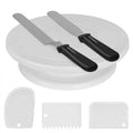 Cake Turntable Stand Cake Decoration Accessories DIY Mold Rotating Stable Anti-skid Round Cake Table Kitchen Baking Tools
