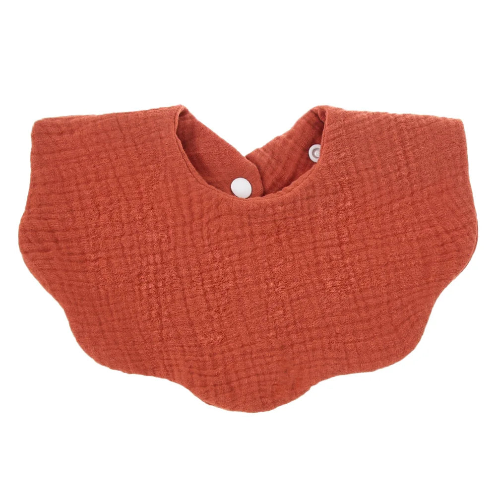 Cotton Soft Baby Print Bibs Solid Color Infant Bib Newborn Burp Cloths Bandana Scarf for Kids Boy Girls Feeding Saliva Towel