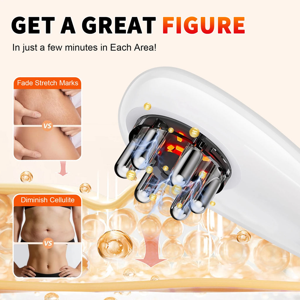 Anti Cellulite Tool and Skin Tightening Device Body Sculpting Massager Cellulite Removal Machine for Face Belly Arms Legs Waist
