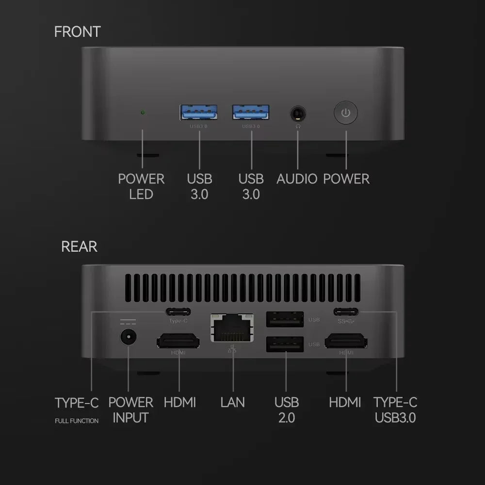 Mini PC Windows 11 Intel Core I9 10980HK 16GB RAM 1TB SSD Windows 11 WiFi Office Business