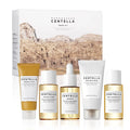 Korean Centella Travel Kit, Toner,Ampoule,Soothing Cream,Cleansing Oil,Ampoule Foam,Basic Daily Skincare Mini 5pcs Gift Sets