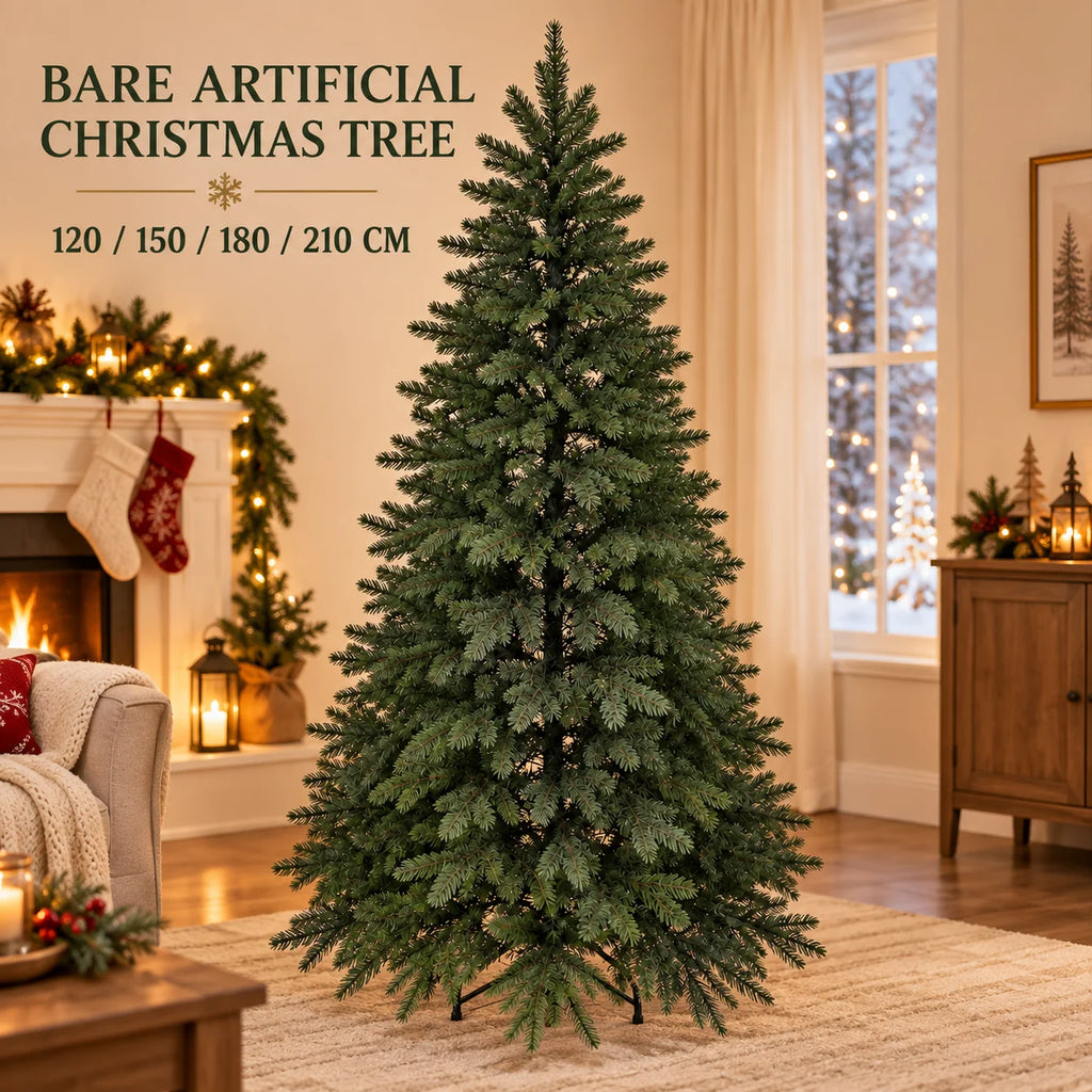 Artificial Christmas Tree 100%PE Encryption High Grade Large Green Christmas Tree 120cm-210cm Family Party Christmas Decorations