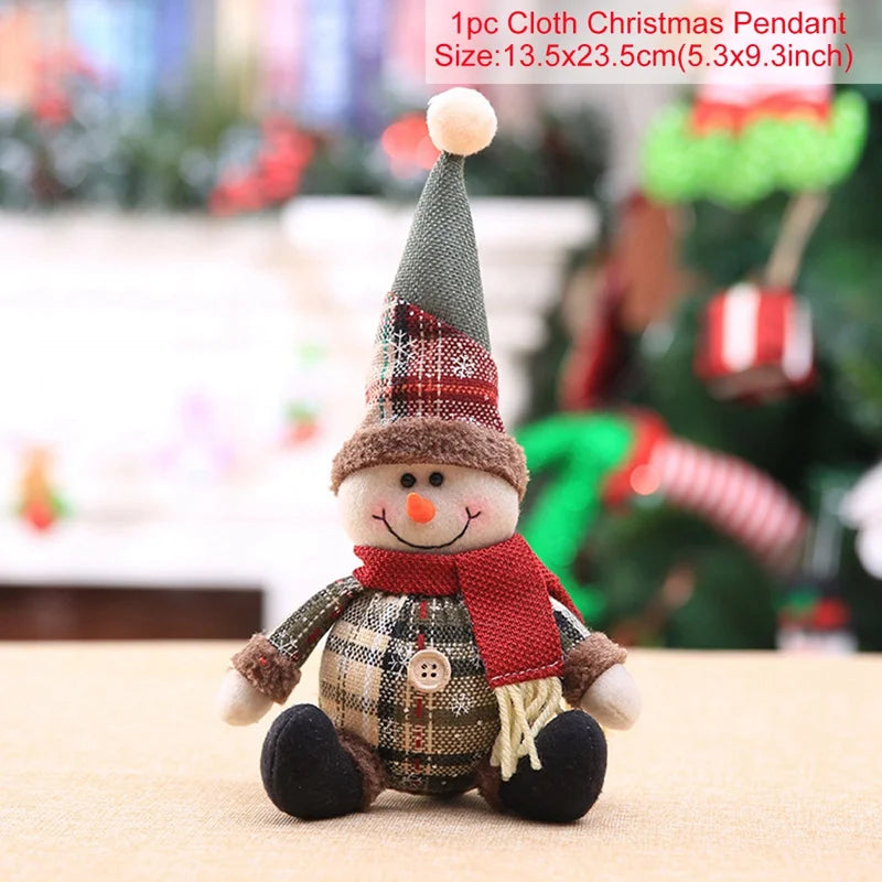 Christmas Doll Ornaments Merry Christmas Decorations For Home Table Decor Xmas Gift  Navidad Natal New Year Decor Noel