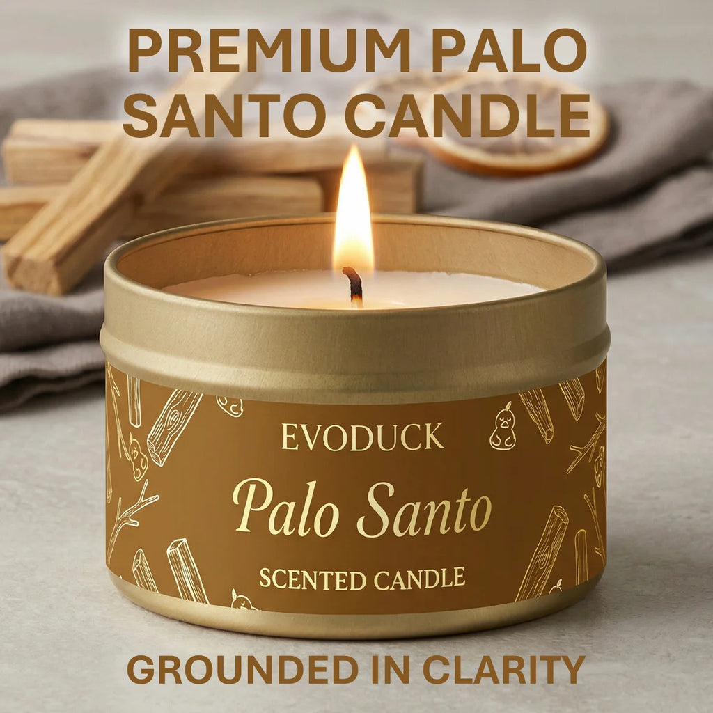 Candele profumate al Palo Santo, Palo Santo premium, candela purificante per elevare l'energia, ideale per la meditazione, regali invernali, regalo per donna
