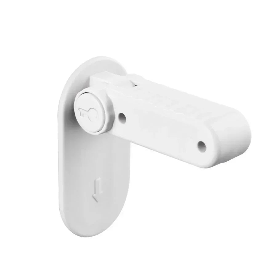1PC Door Lever Lock Universal Anti-open Handle Child Baby Safety Locks Punch-free Multifunction Hidden Button Buckle Safety Lock