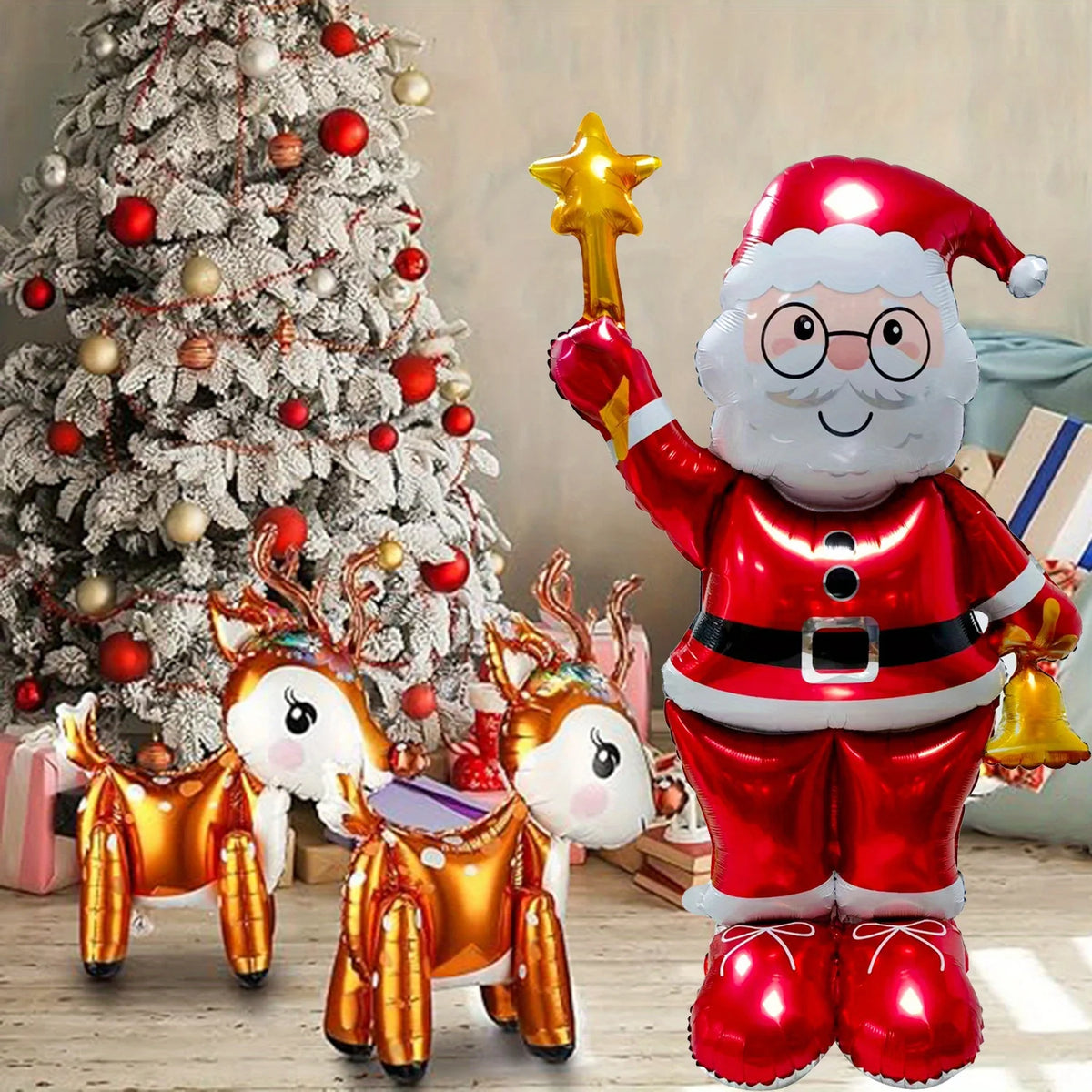 Giant Santa Claus Birthday Party Decoration - Giant Santa Claus, Christmas, New Year, Wedding, Party Decoration