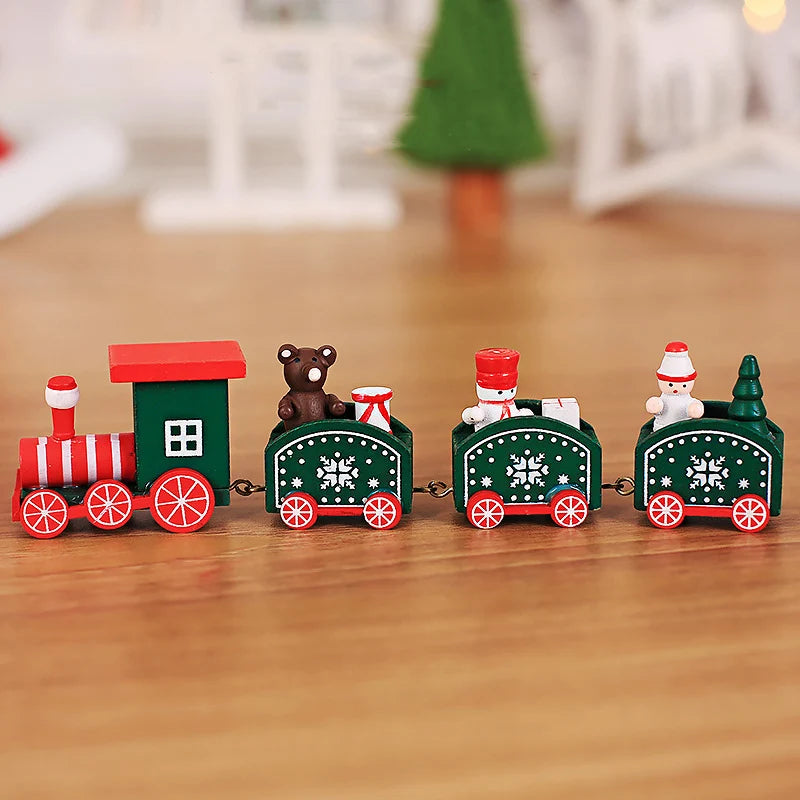 Christmas Train Merry Christmas Decorations For Home,  Cristmas Ornament Xmas Navidad Noel Gifts Happy New Year Gifts