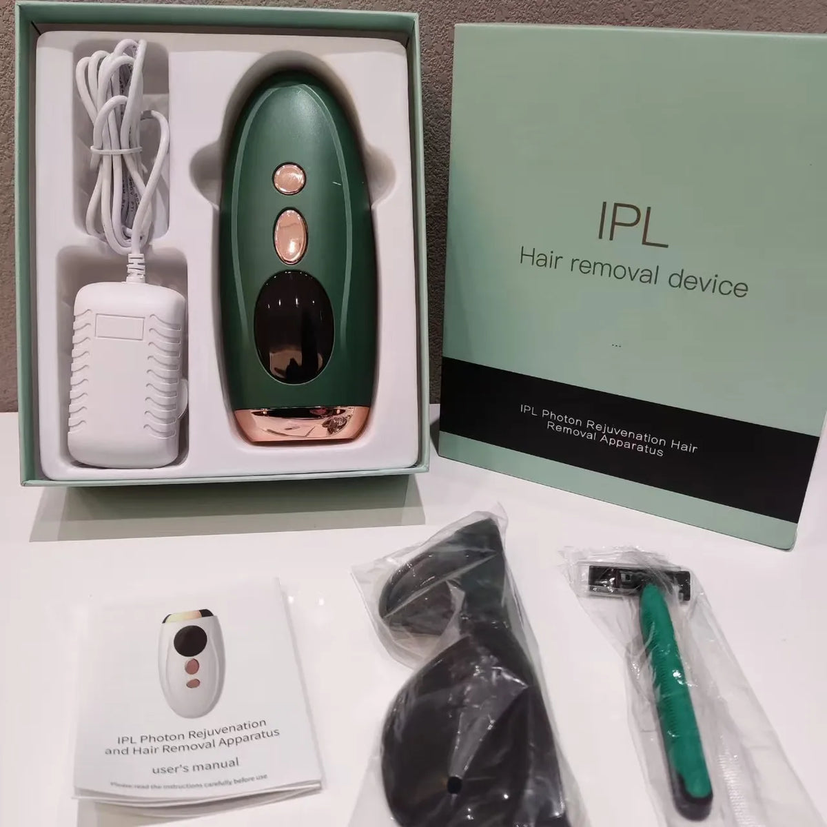 Painless IPL Laser Epilator 999999 Flashes - Permanent Hair Removal for Face, Arms, Legs, and Bikini Line Painless and Effective
