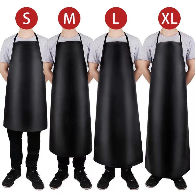Leather Apron Waterproof Oil Proof Aquaculture Thickening Kitchen Work Restaurant Labor Protection Home Appliance Cleaning Apron