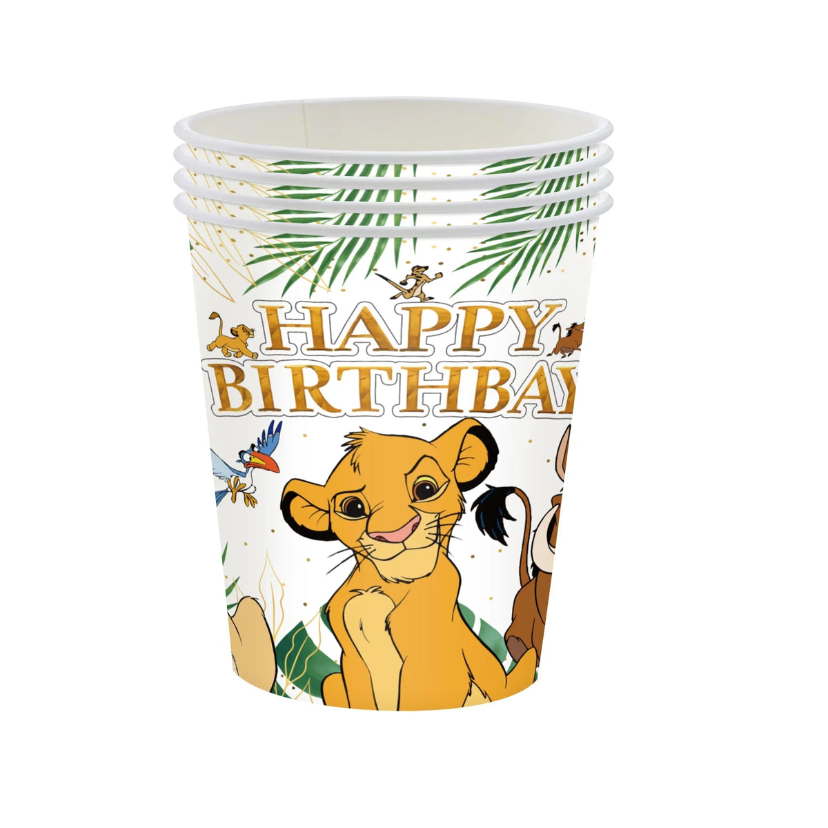 Simba Lion King Birthday Party Decorations Disposable Tableware Balloon Tablecloth Napkin Cup Cake Topper for Kids Baby Shower