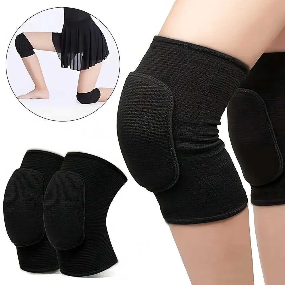 2pcs Sponge Knee Pads for Volleyball Players,Dancers,Yoga,Running,Cycling,Workouts,Knee Support Brace
