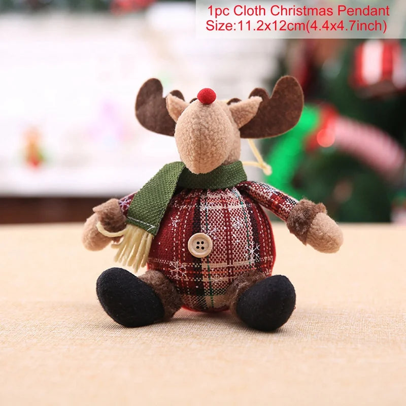 Christmas Doll Ornaments Merry Christmas Decorations For Home Table Decor Xmas Gift  Navidad Natal New Year Decor Noel