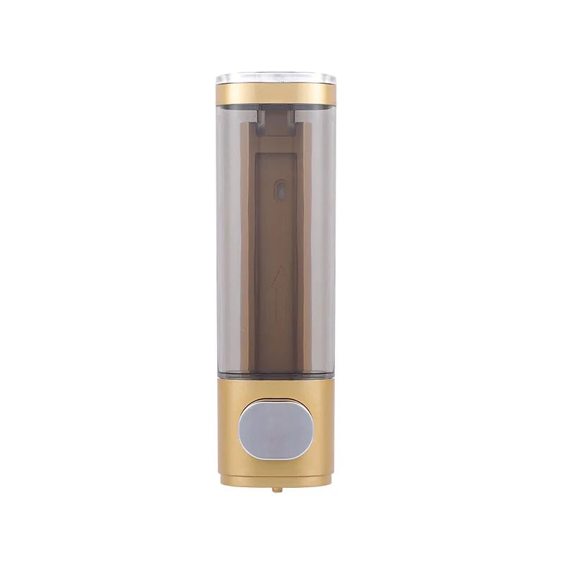 Liquid Soap Dispenser Three-Head  Shower and Lotion Dispenser Waterproof Shampoo Gel Container Wall Mount with Clear Window