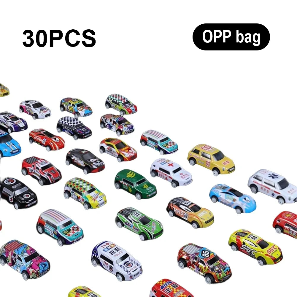 Stunt Speed Double Competition Car Wheels Model Racing Track DIY Assembled Rail Kits Catapult Vehicle Boy Toys For Children Gift