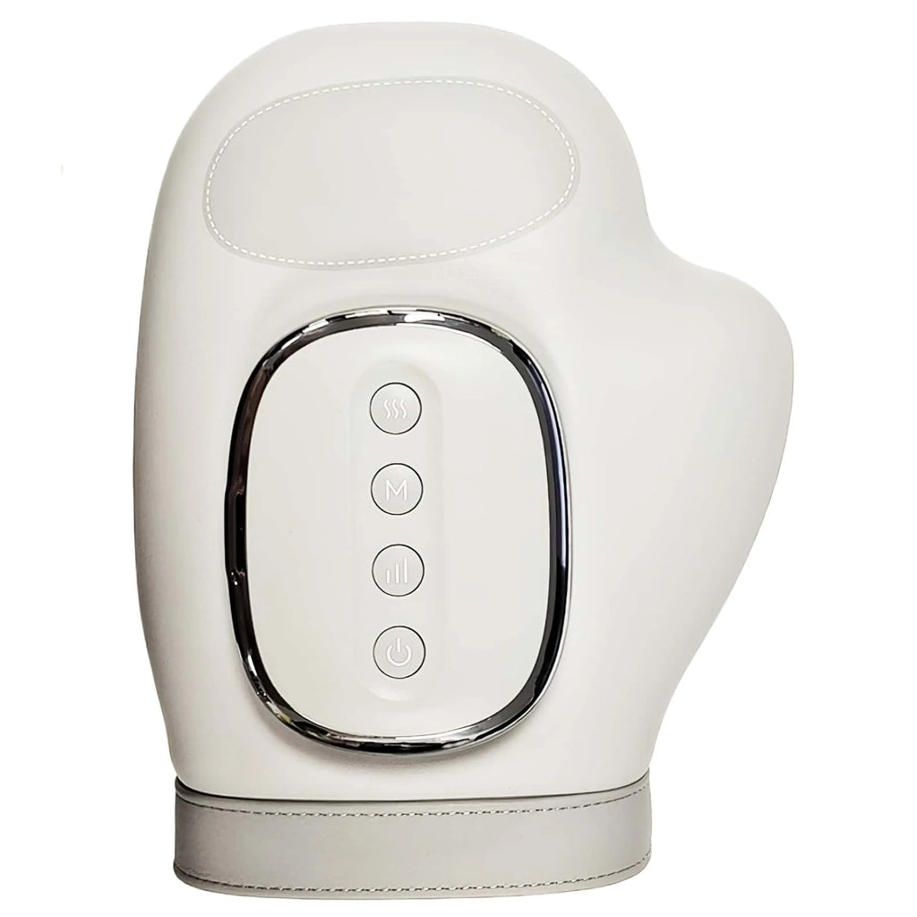 Electric Hand Massager with Heat & Compression 5 Speed Levels USB Rechargeable 2000mAh Hand Massage Machine for Arthritis Carpal Tunnel Syndrome Hand Pain Relief