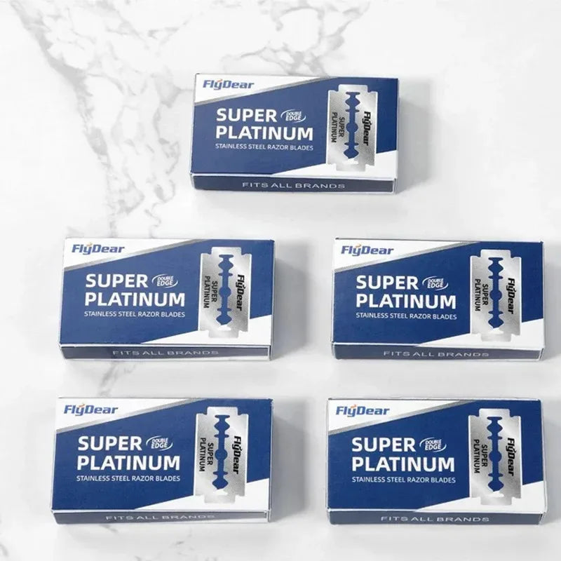 10/30/50/60/80Pcs Razor Stainless Steel Double-Blade Razor Razor Razor Old Fashioned Razor Manual Shaving For Men