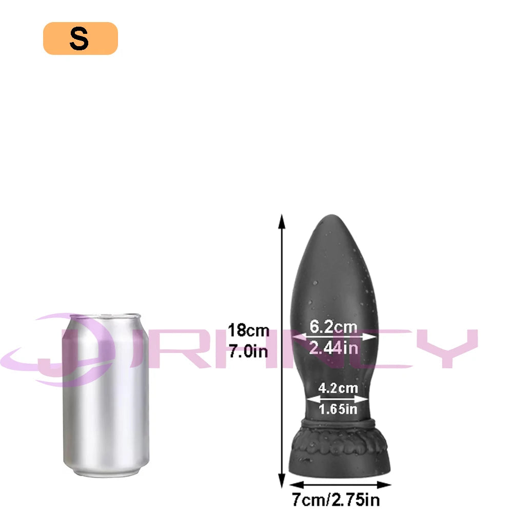 S-XXL Huge Anal Plug Dildo Sexytoy for Women Men Soft Silicone Big Butt Plug Fisting Anal Dilation Prostate Massage Masturbation