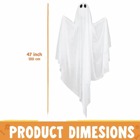 Halloween Hanging Ghost Decor Light Up Flying Ghosts for Indoor Outdoor Garden Party Scary Spooky Ornament Halloween Gifts