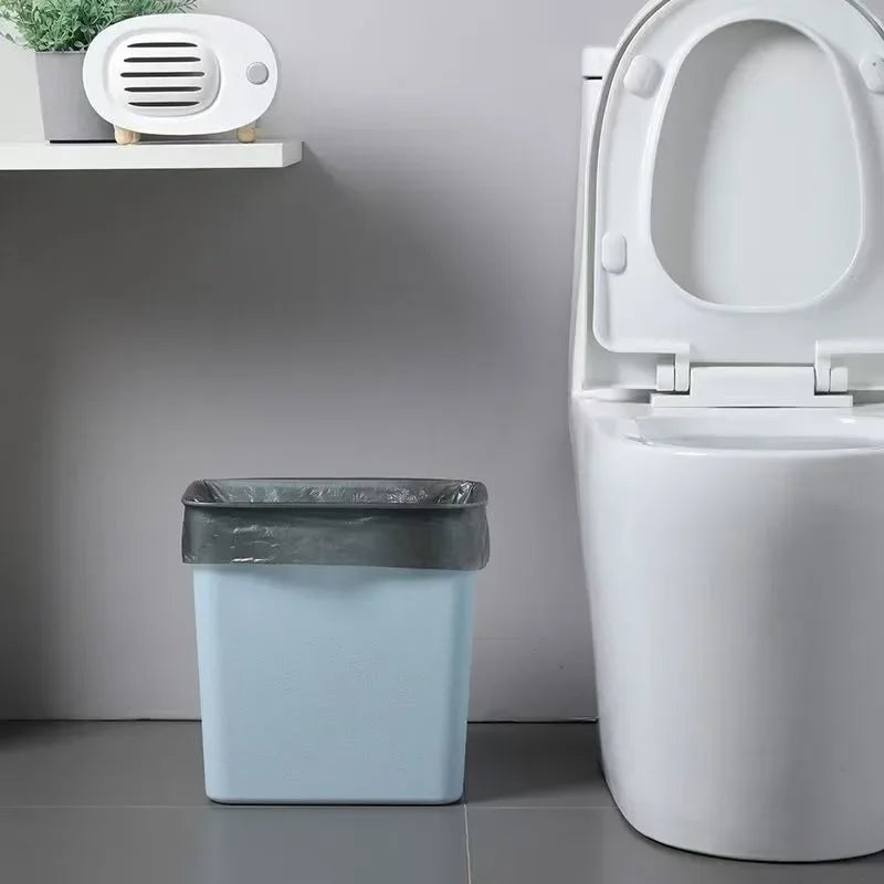 100/300/500PCS Black Disposable Garbage Bag Roll Plastic Trash Bags for Household Kitchen Bathroom Travel
