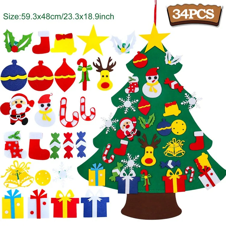 Christmas Tree Merry Christmas Decorations For Home. Cristmas Ornament Xmas Navidad Gifts Santa Claus New Year Tree