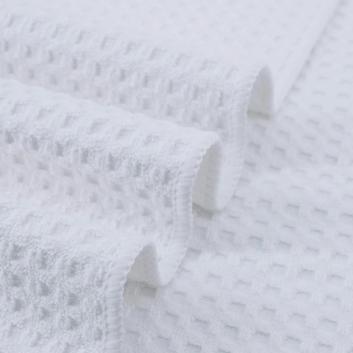 3/5/7Pcs, 40×60 Cm, 100% Polyester Blend White Waffle Weave Kitchen Towels, Ultra-Soft and Highly Absorbent Dishcloths