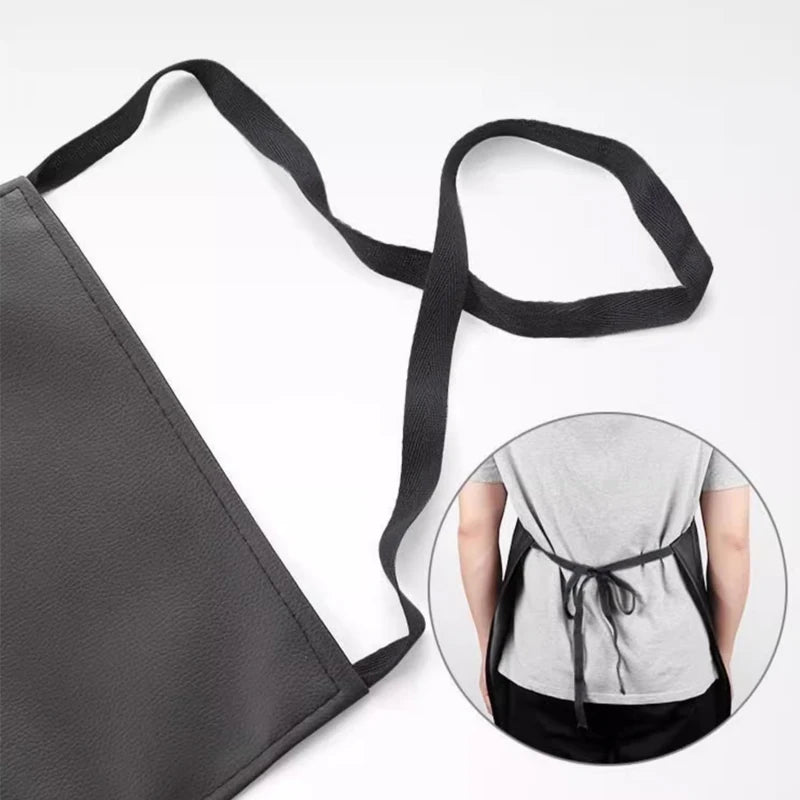 Leather Apron Waterproof Oil Proof Aquaculture Thickening Kitchen Work Restaurant Labor Protection Home Appliance Cleaning Apron