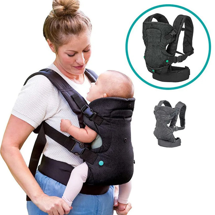 4 in 1 Multifunctional Baby Carrier Ergonomic Kangaroo Infant Kid Sling Back Front Facing Backpack Wrap newborn Bag 0-36 Months