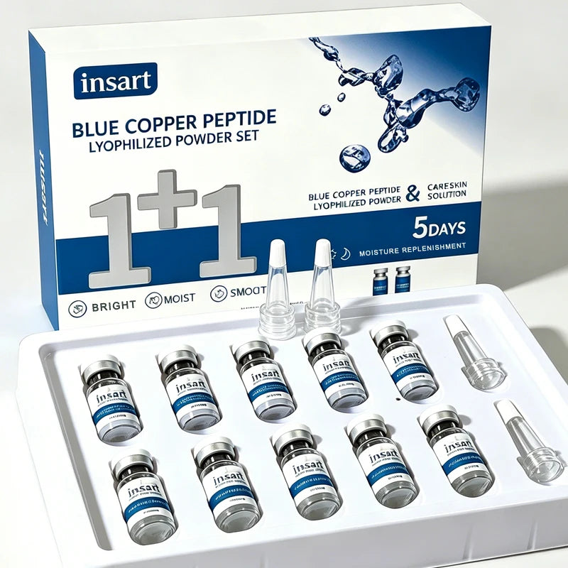GHK‑Cu Serum Blue Copper Hydrating Serum Rejuvenates Repairs Skin Barrier Improves Elasticity