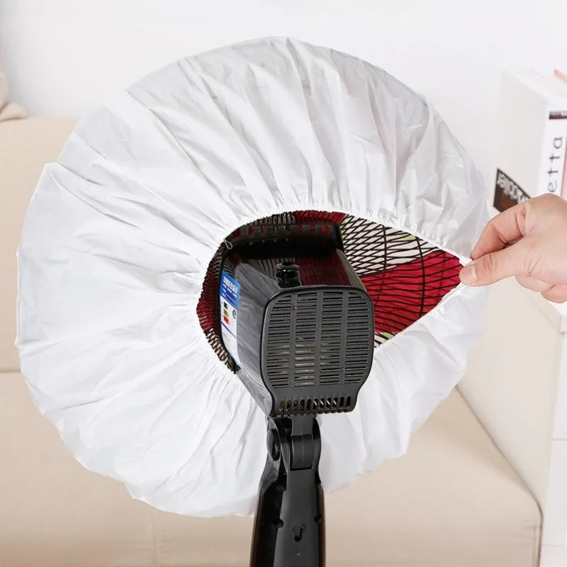 Waterproof Dustproof Round Fan Cover Electric Fan Dust Bag Cover Bag for Home Office Outdoor Use with Durable Material