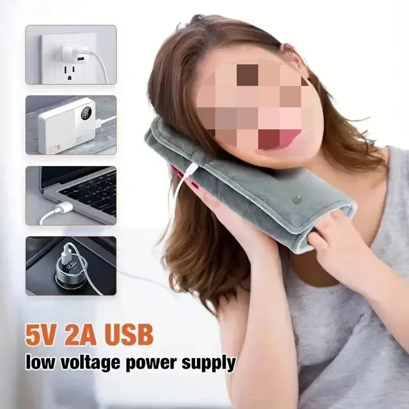 Nuovo scaldamani a grafene a riscaldamento rapido con temperatura regolabile e timer, alimentazione USB, ideale per ufficio e casa