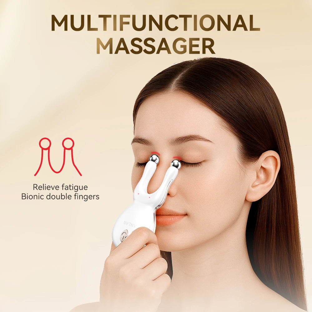 ANLAN Eye Acupoint Massager Nose Facial Lifting 7 Color LED Light Therapy Skin Care Reduce Puffiness Anti-Aging Tightening Skin