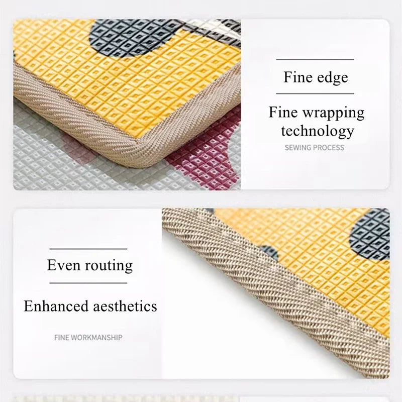 Large Size 200x180cm Baby Play Mat Toys for Children Safety Rug Playmat Developing Mat Baby Room Crawling Pad Folding Mat Carpet