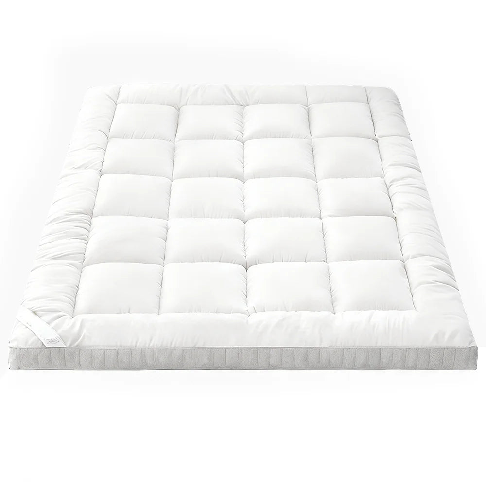Thickened Mattress, 3D Fiber Soft Cushion, Household Bedroom Mattress, Non-slip Mattress with Band, Multiple-sizes Optional