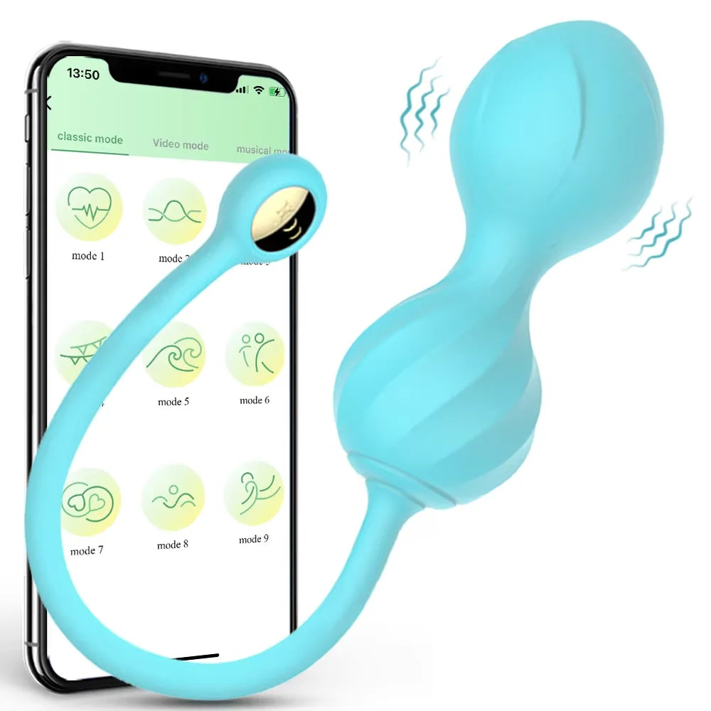 App Control Sextoy Vibrating Egg Powerful Remote Vibrator G Spot Dildo Vagina Balls Kegel Balls For Women Trainer Anal balls 18+
