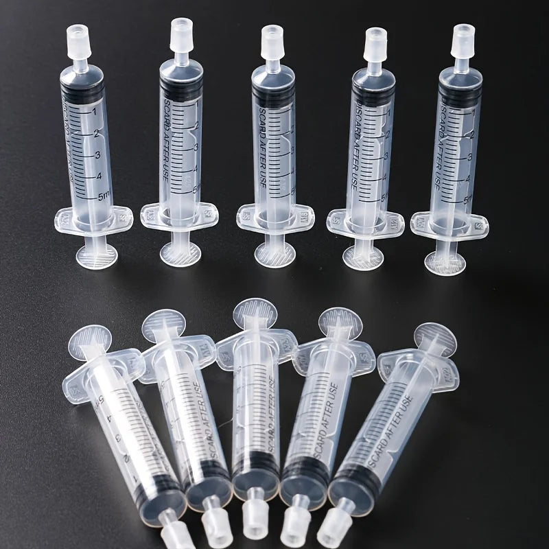 10/20pcs 5ml Syringe Plastic Perfume Dispenser Tool Refills Cosmetics for Quantitative Distribution of Refillable Bottles