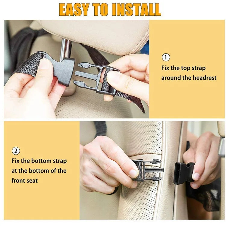 1/2pcs Car Seat Back Storage Bags Multiple Pockets Baby Seat Hanging Bag Toys Nappy Diapers Organizer Baby Itmes
