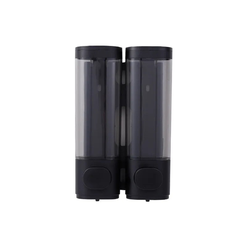 Liquid Soap Dispenser Three-Head  Shower and Lotion Dispenser Waterproof Shampoo Gel Container Wall Mount with Clear Window