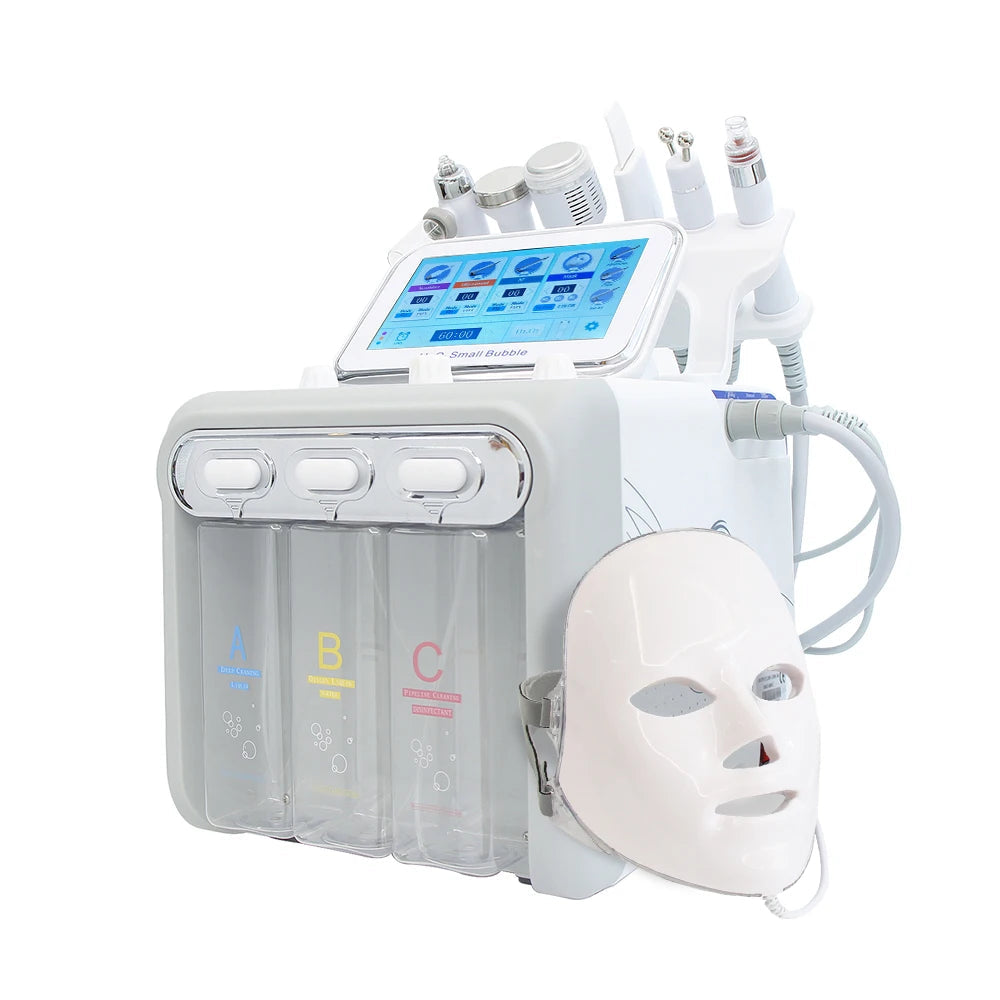 6/7 in 1 Dermabrasion Peel Spa Facial Machine Skin Rejuvenation Hydro Dermabrasion  Aqua Deep Cleaning Skin Care Device