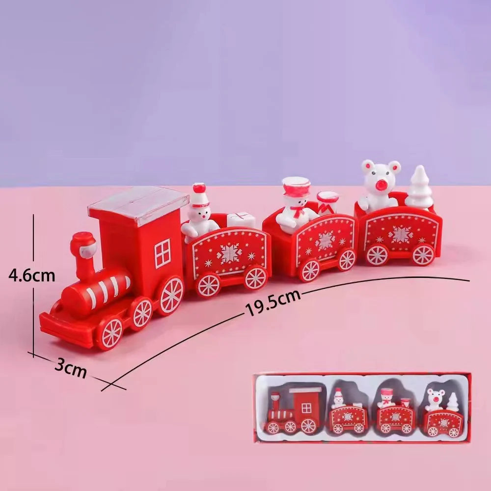 Christmas Train Merry Christmas Decorations For Home,  Cristmas Ornament Xmas Navidad Noel Gifts Happy New Year Gifts