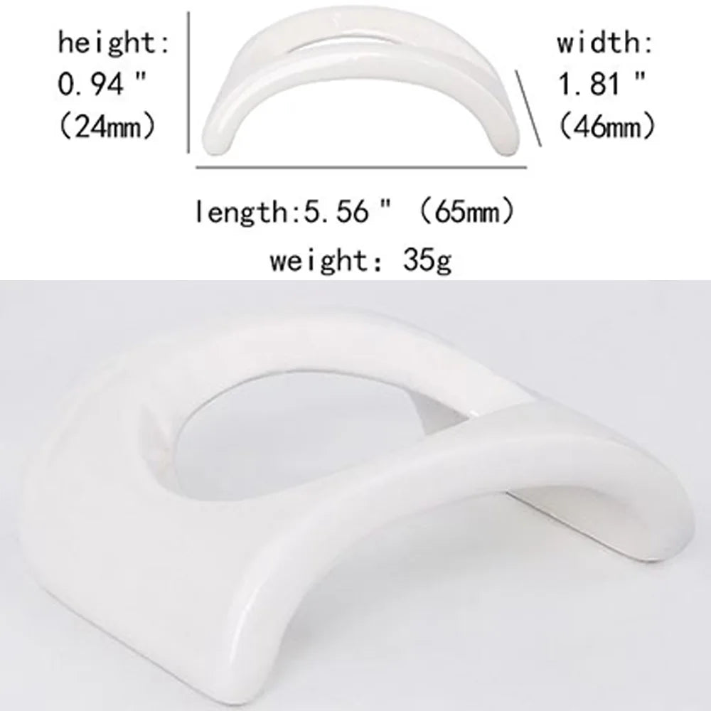 Ceramic Smoking Pipe With Bent Acrlyic Stem Mouthpiece Filter Screen Filter Pipe China Pottery 9mm
