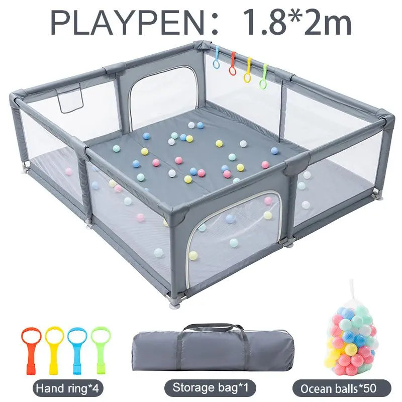 Baby Playpen for Children New Arrival Baby Playground for 6 Months~6 Years Old Kids Ball Pit Playpen Indoor Baby Safety Fence
