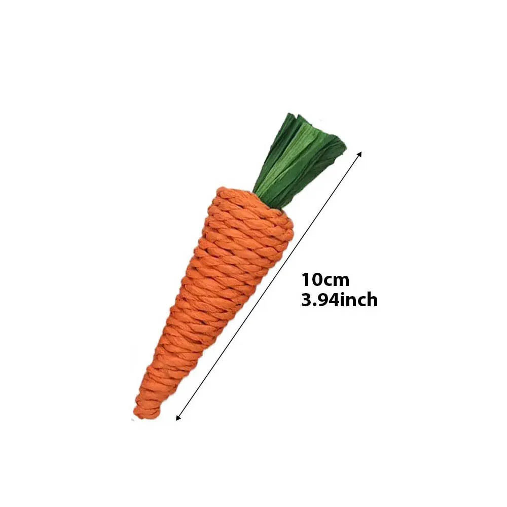 Small Animal Chew Toys For Ribbit Bunny Hamster Guinea Chinchillas Tooth Cleaning Molar Grinding Toys Pet Supplies