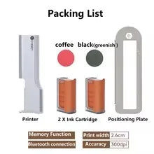 Coffee Latte Inkjet Printer Handheld EVEBOT Printpen Print Art Coffee/Cake/Bread/Yogurt/fruit/Macaron Mini Printer