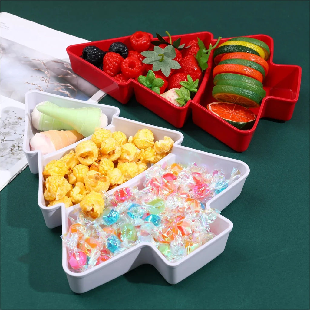 Christmas Tree Fruit Plate Merry Christmas Party Decorations For Home Navidad Noel Natal Xmas Gifts Happy New Year