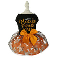 Newfashion Autumn Pet Halloween Costume Pumpkin Dress For Small Medium Dogs Teddy Pomeranian Cross Border Popularcat Pet Clothes