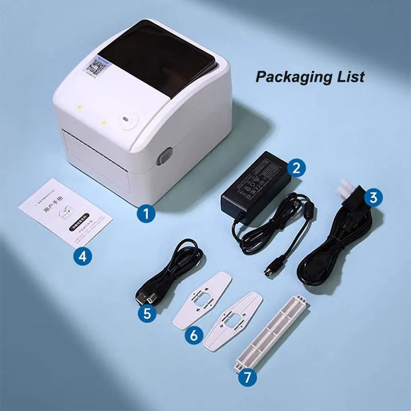 Xprinter 152MM/S Thermal Shipping Label Printer Barocde Sticker Printer 203DPI Printing Paper Width Between 25.4nm and 116mm