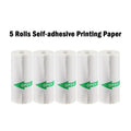 HD Mini Portable Thermal Printer 57mm Self-Adhesive Paper Label Sticker for Phone Picture Photo Printing Universal Portable Label