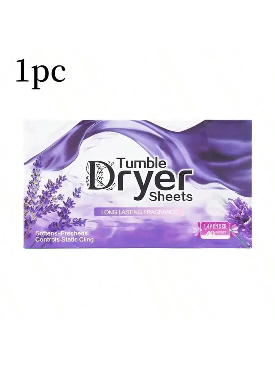 Dryer Sheets Bulk,Natural Plant Fabric Softener Anti Static Wrinkle Release Fresh Scent Laundry Sheets for Tumble Dryer Home Use